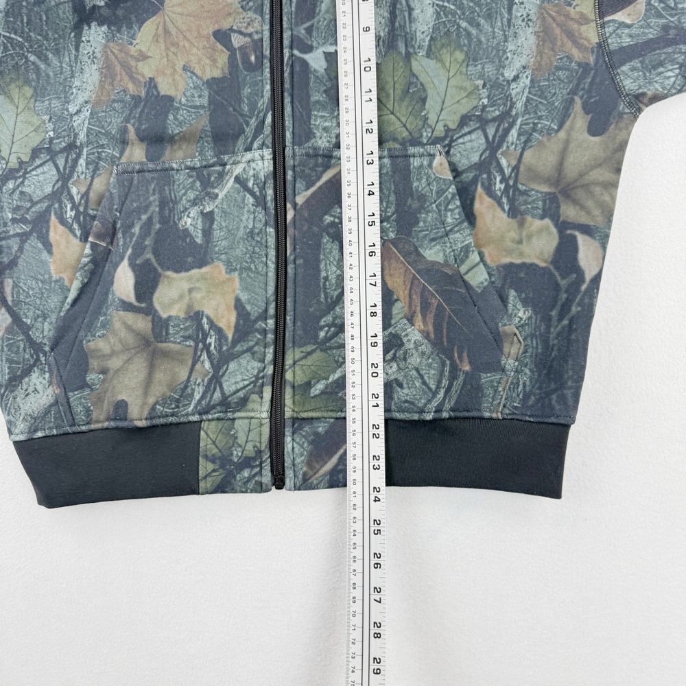 Adidas Camo Hoodie Sweatshirt Size‎ S Mens Full Zip Woodland JY2775 - Picture 9 of 10